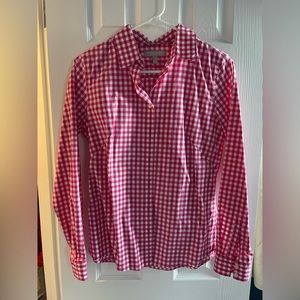Banana Republic Long Sleeved Non-Iron Button Up Shirt (Pink)